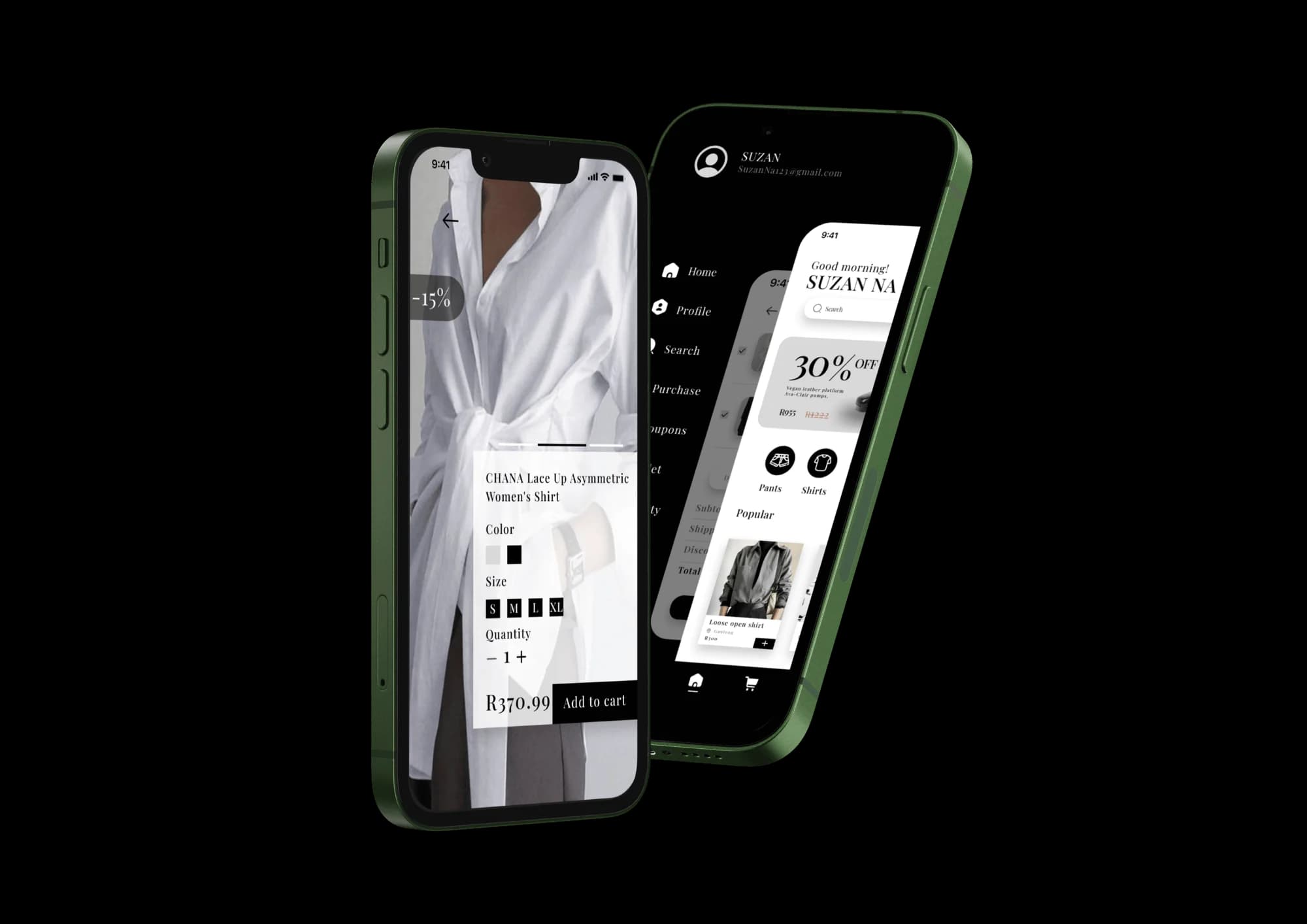 E-Commerce Solutions mockup